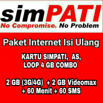Internet Telkomsel - Bulk (Jabodetabek,Banten,Jawa dan Bali/zona 1-8) - Bulk Combo 5.5GB+2GB OMG +50Mnt tlp+60Sms) 30HR