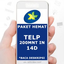 Paket Telp & SMS XL - Paket Nelpon - XL KpnAja Nelp 200mnt 14hr sesama