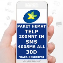 Paket Telp & SMS XL - Paket Nelpon - XL KpnAja Nelp 200mnt sesama+400sms sesama 30hr